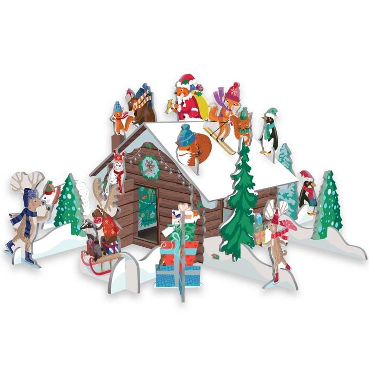 Pop & Slot Chalet Snow Advent Calender