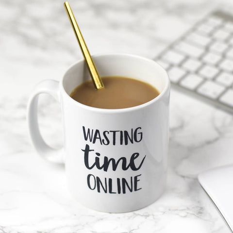 Wasting Time Online Mug