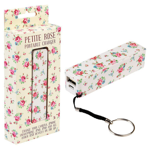 La Petite Rose Portable USB Charger