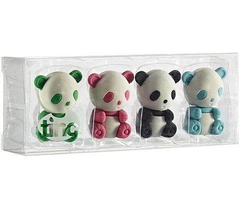 Scented Tinc Panda Erasers