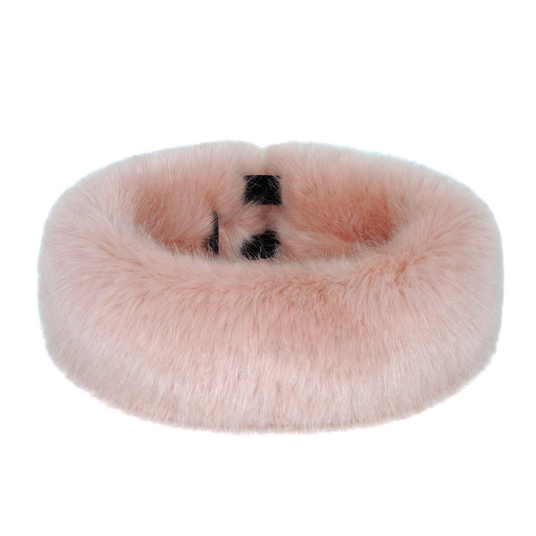 Pink Children's Faux Fur Huff