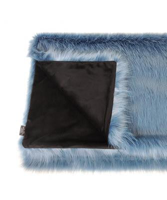 Marine Blue Faux Fur Comforter