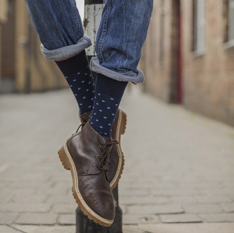 Powder Spot Mens Socks