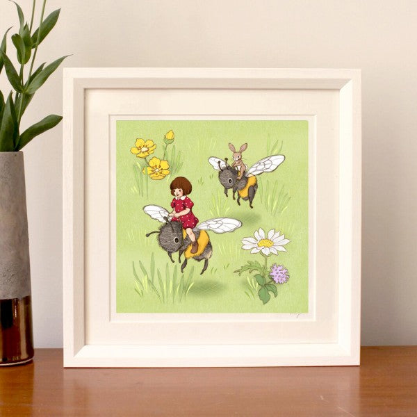 Belle & Boo A Bumblebee Adventure Framed Print