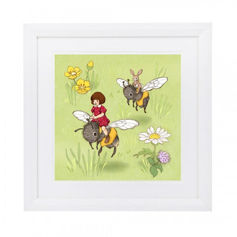 Belle & Boo A Bumblebee Adventure Framed Print