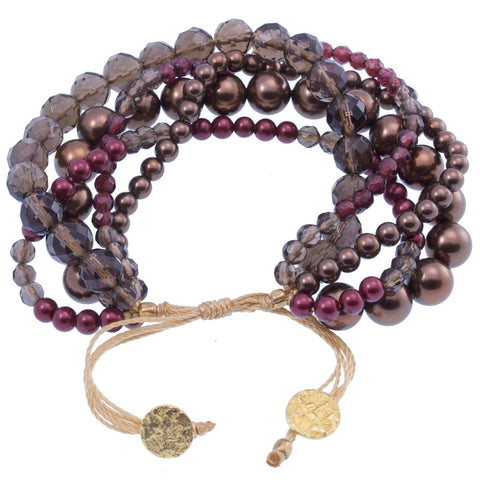 Semi-Precious Mixed Stone Bracelet