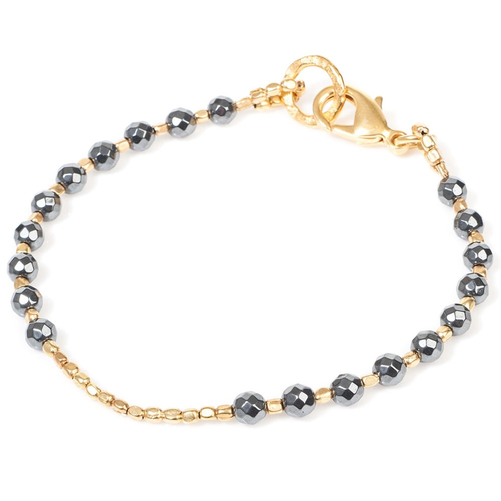 Hermatite Gold Plated Bracelet