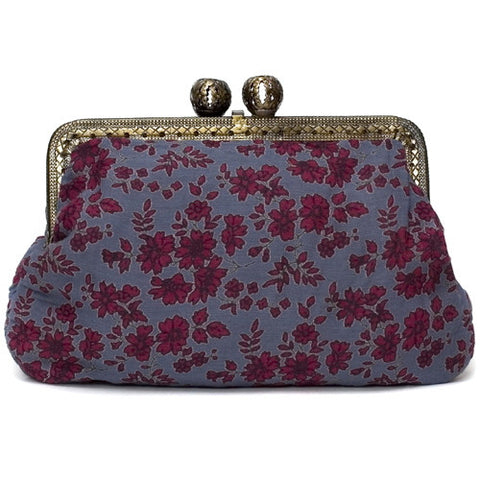 Indigo Woodland Flower Molly Purse