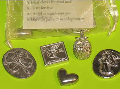 Bag Of Cheer Pewter Pocket Charms