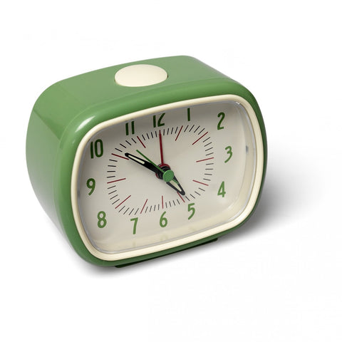 Green Retro Alarm Clock