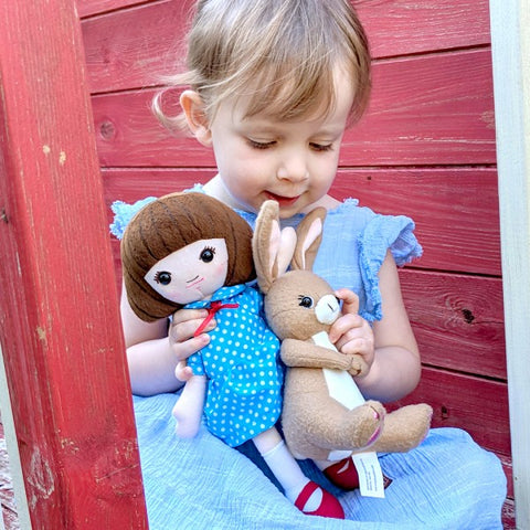 Belle Boo Belle Doll Indigo Blue Trading