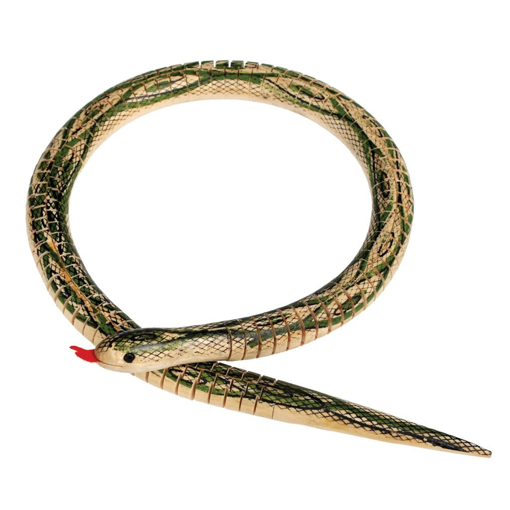 Wooden Bendy Snake Toy