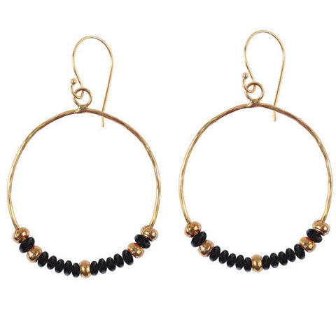 Black Hippy Chic Earrings