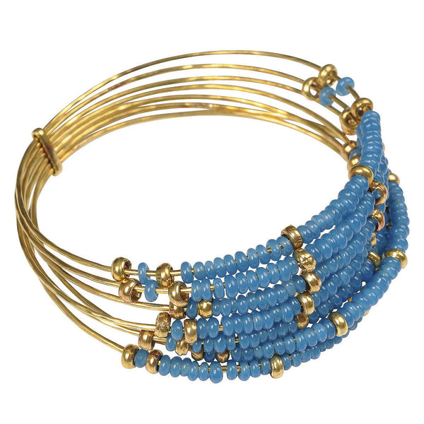 Blue Semainier Bangle