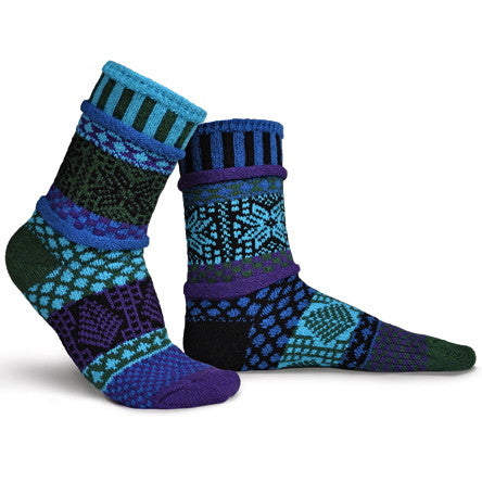 Blue Spruce Mismatched Socks