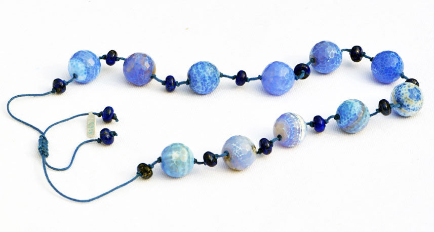 Semi-Precious Knotted Necklace