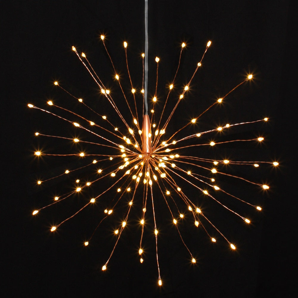 Copper Starburst Light Medium Battery Operated