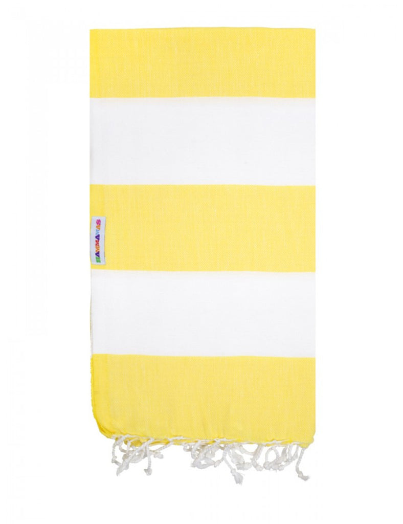 Daisy/White Hammamas Cotton Towel/Wrap