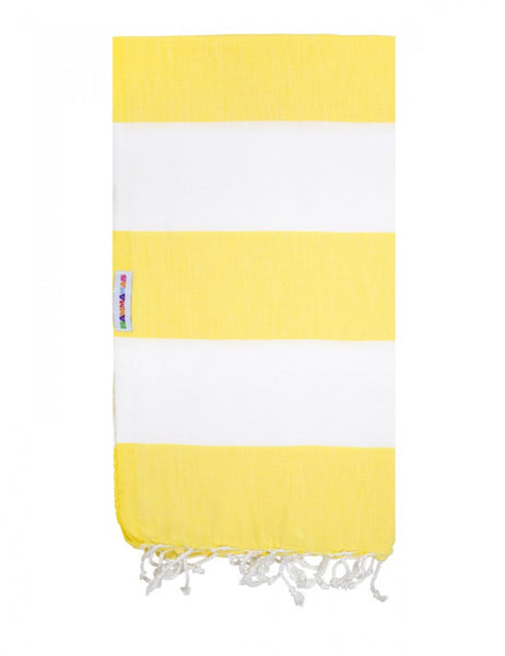 Daisy/White Hammamas Cotton Towel/Wrap