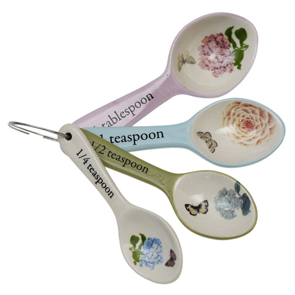 Set of 4 Botanical Measuring Spoons