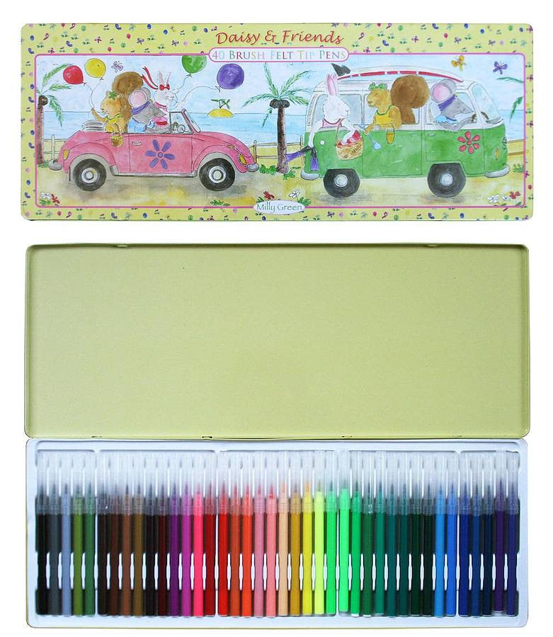 Campervan 40 Felt Tip Pen Set