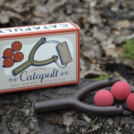 Catapult Toy with 4 Foam Balls