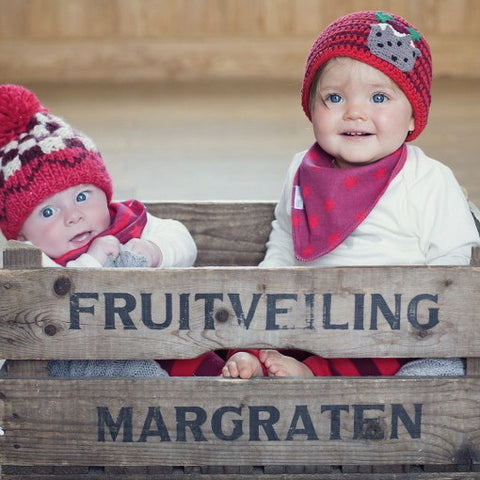 Red Reversible Bandana Bib