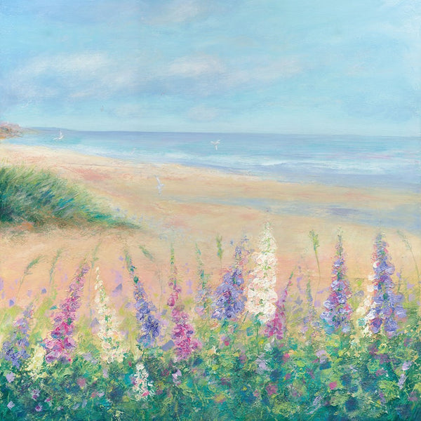 Coastal Foxgloves Card