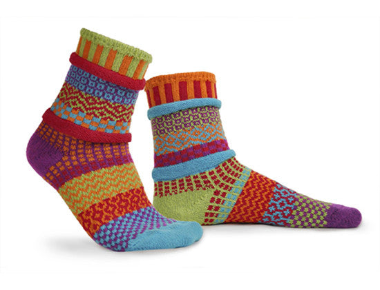 Cosmos Mismatched Knitted Socks