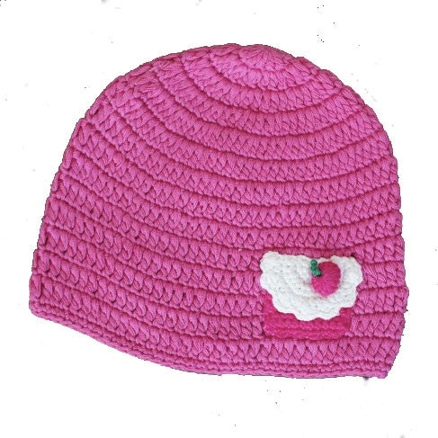 Cupcake Crochet Hat