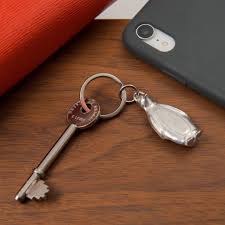 Penguin Pewter Keyring