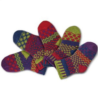 Dragonfly Mismatched Knitted Baby Socks