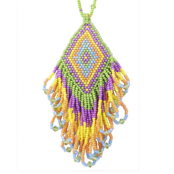 Dreamcatcher Diamond Tassle Necklace