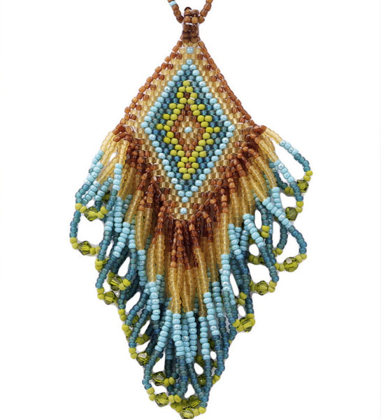 Dreamcatcher Diamond Tassle Necklace