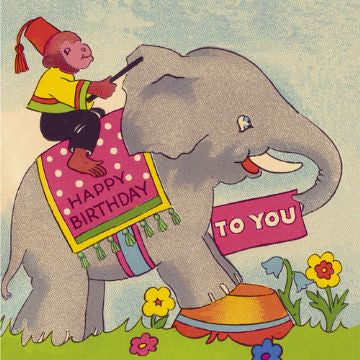 Elephant Birthday Card