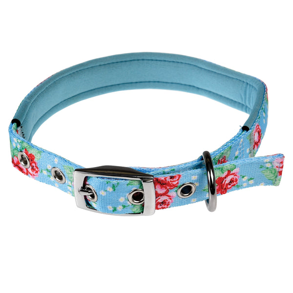 Medium English Rose Dog Collar