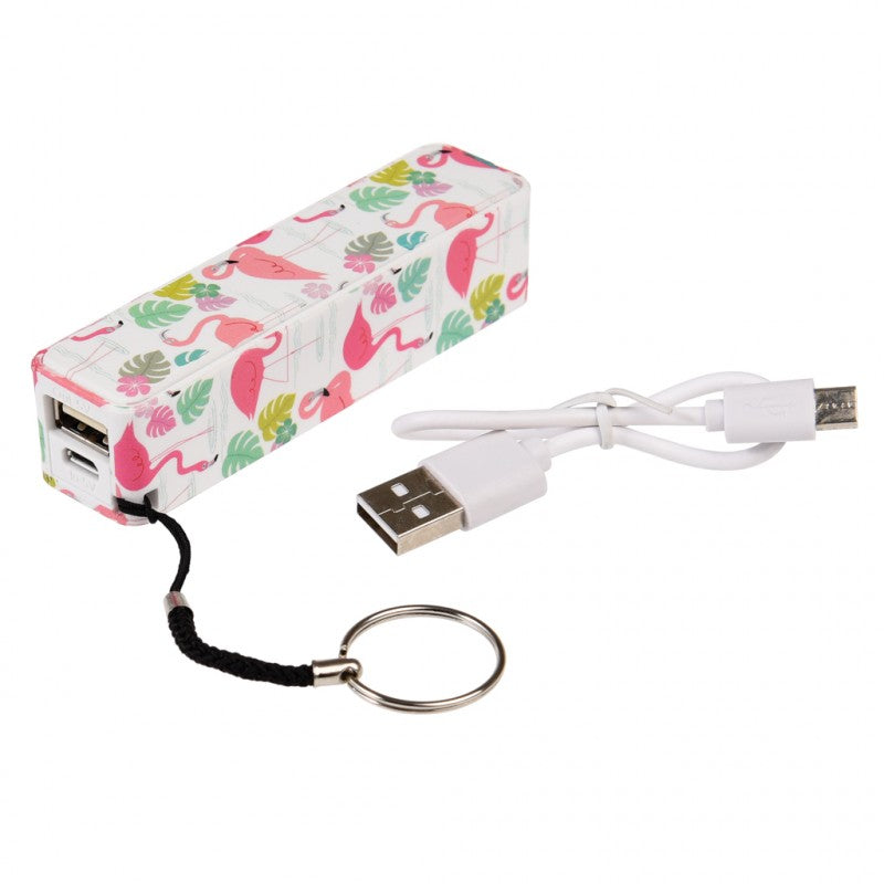 Flamingo Portable USB Charger