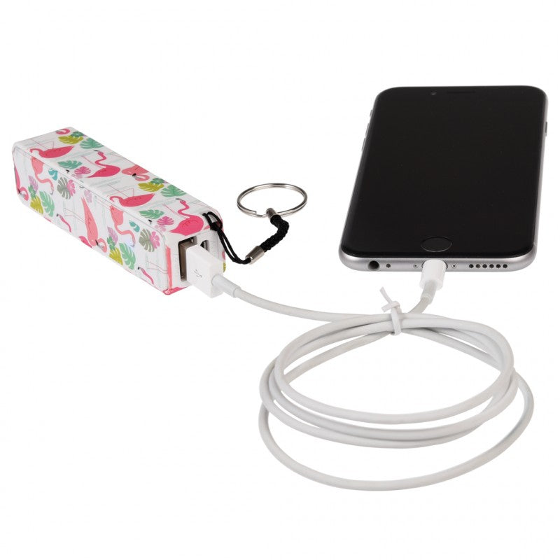 Flamingo Portable USB Charger