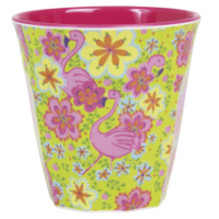 Flamingo Print Melamine Cup