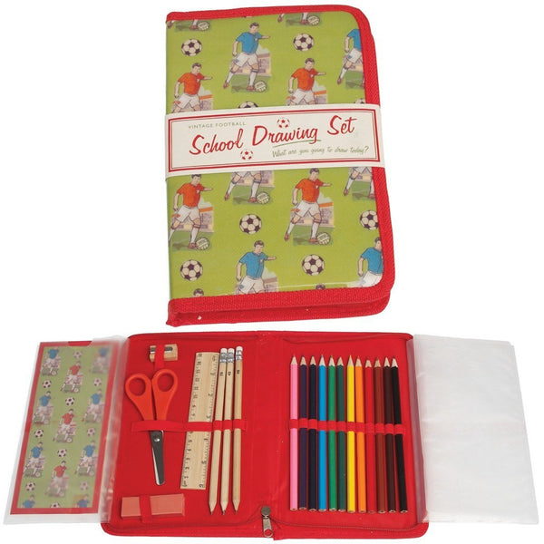 Football School Drawing Set