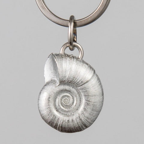 Shell Pewter Keyring