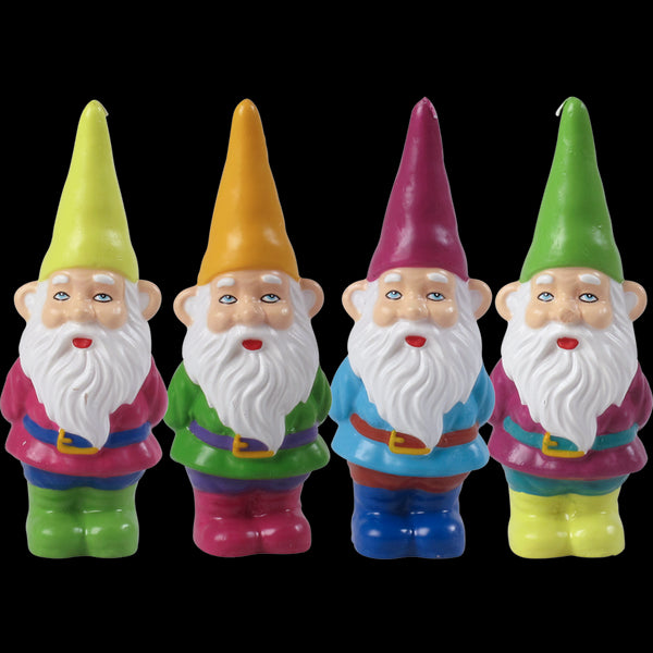 Set of 4 Gnome Candles