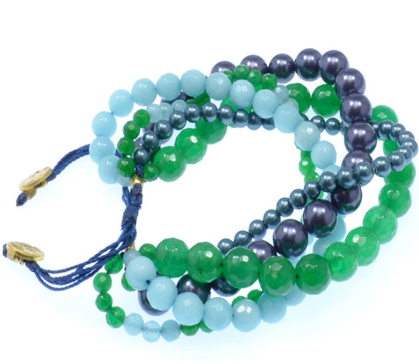 Semi-Precious Mixed Stone Bracelet