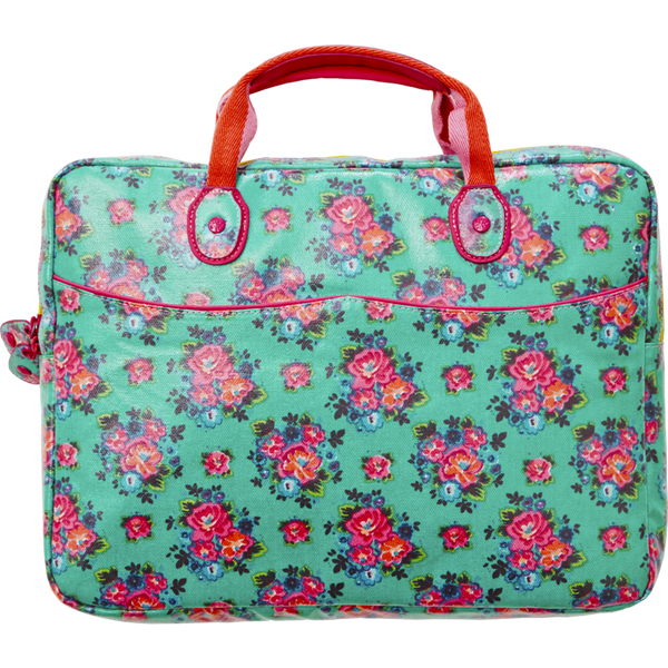 Laptop Bag in Dutch Rose Print