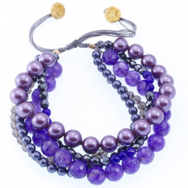 Semi-Precious Mixed Stone Bracelet