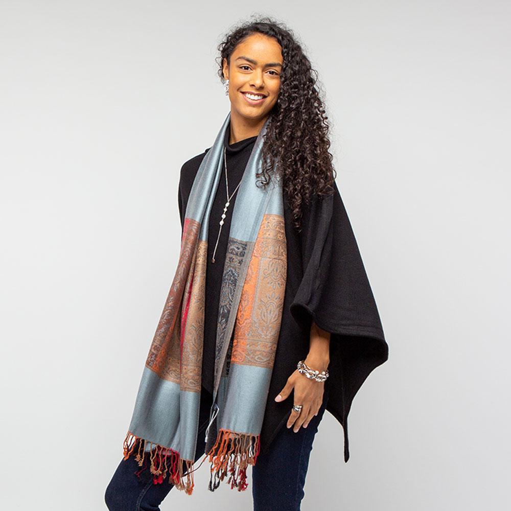 Silver Grey Seville Scarf