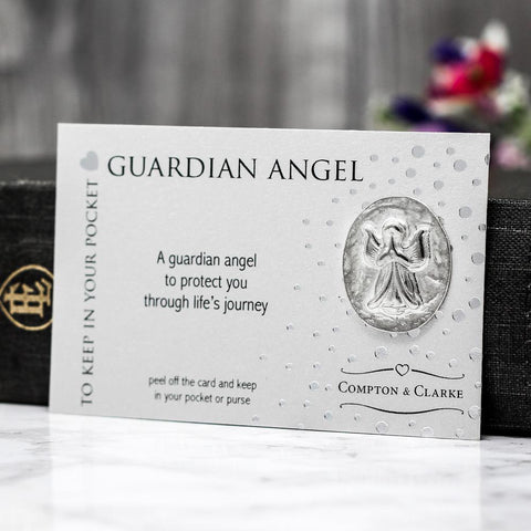 Guardian Angel Carded Pocket Charm