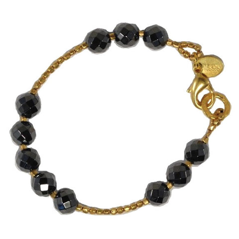 Hematite Gold Plated Bracelet