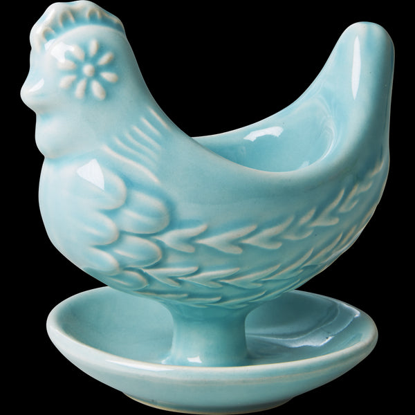 Mint Hen Shaped Egg Cup