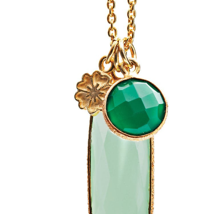 Green Hera Pendant Necklace